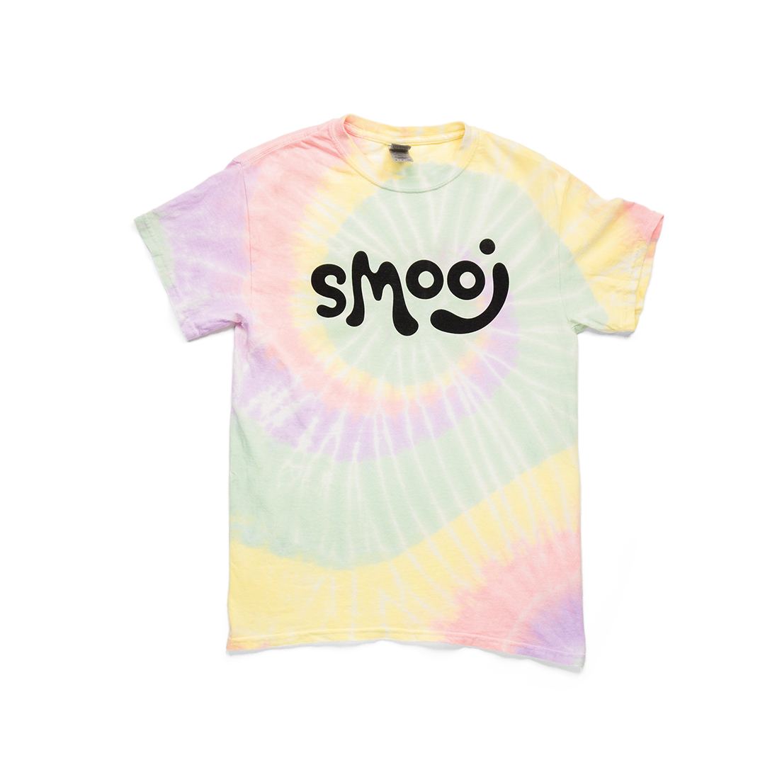 Rainbow Tie-Dye Logo Tee – Smooj